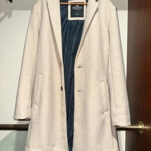 Hollister Cream Coat